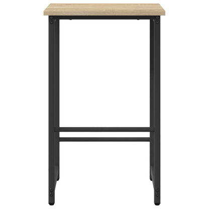 Bar Stool 2 pcs Sonoma Oak 40 x 32 x 64 cm Engineered Wood