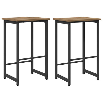 Bar Stool 2 pcs Artisan Oak 40 x 32 x 64 cm Engineered Wood