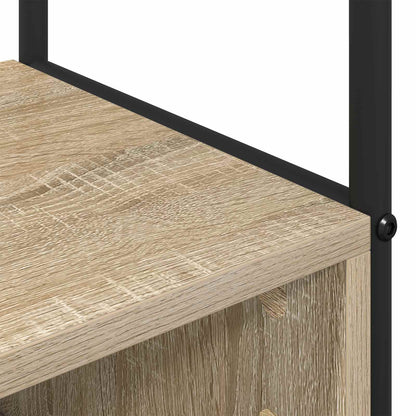 Coat Stand with Shoes Bench Sonoma Oak 100 x 32 x 180.5 cm
