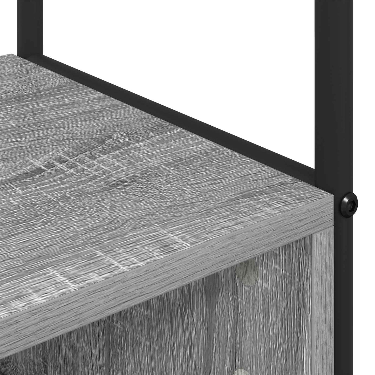 Coat Stand with Shoes Bench Grey Sonoma 100 x 32 x 180.5 cm