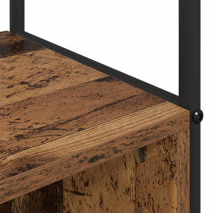 Coat Stand with Shoes Bench Old Wood 100 x 32 x 180.5 cm