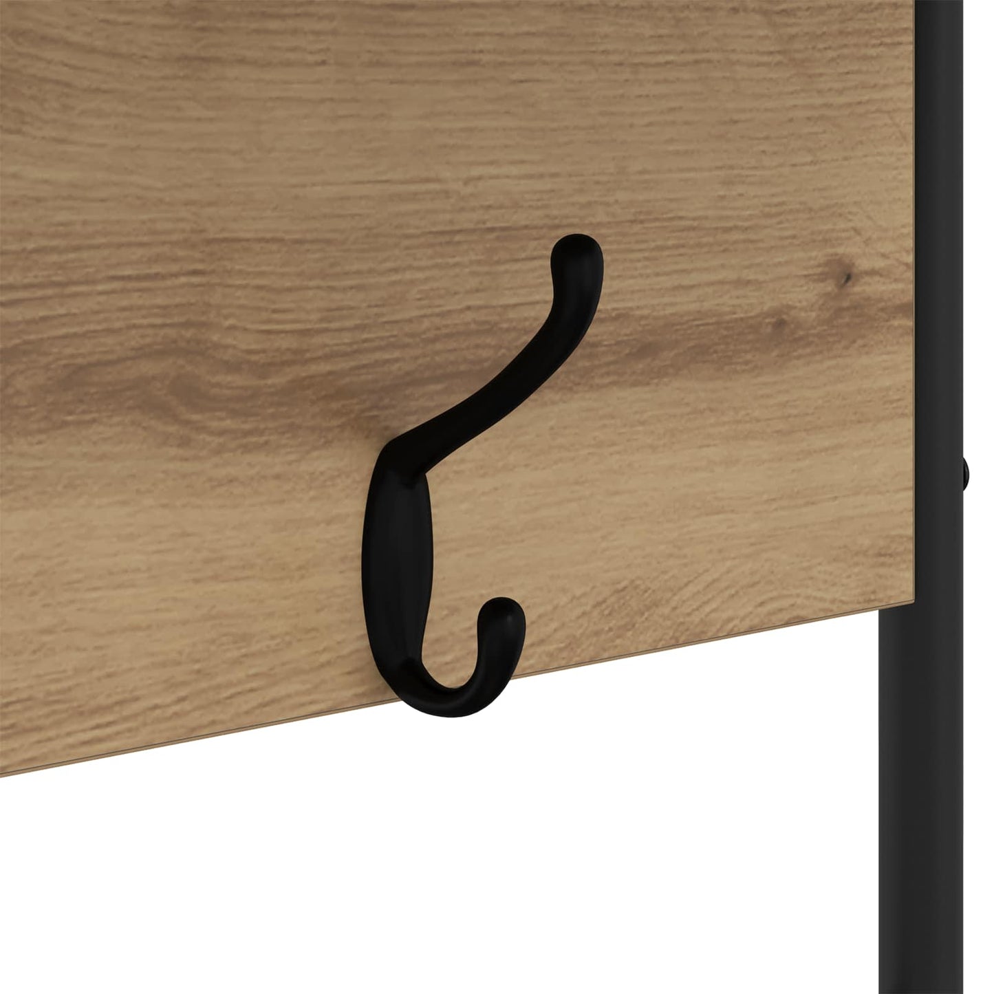 Coat Stand with Shoes Bench Artisan Oak 100 x 32 x 180.5 cm