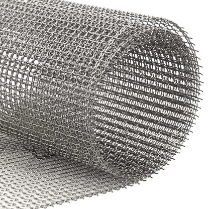 Mesh Screen 20 x 200 cm 3 Mesh Stainless Steel 201 Silver
