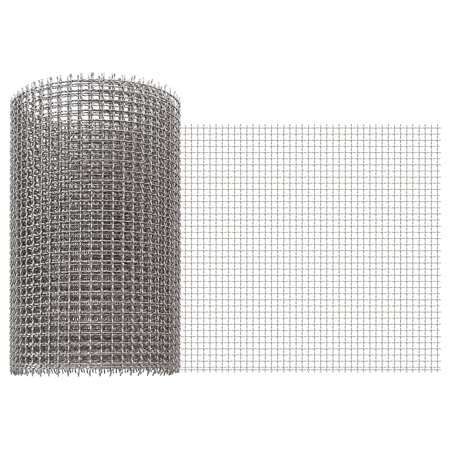 Mesh Screen 20 x 200 cm 3 Mesh Stainless Steel 201 Silver