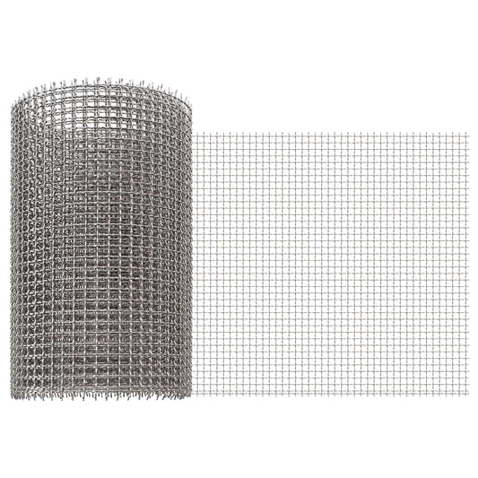 Mesh Screen 20 x 500 cm 3 Mesh Stainless Steel 201 Silver