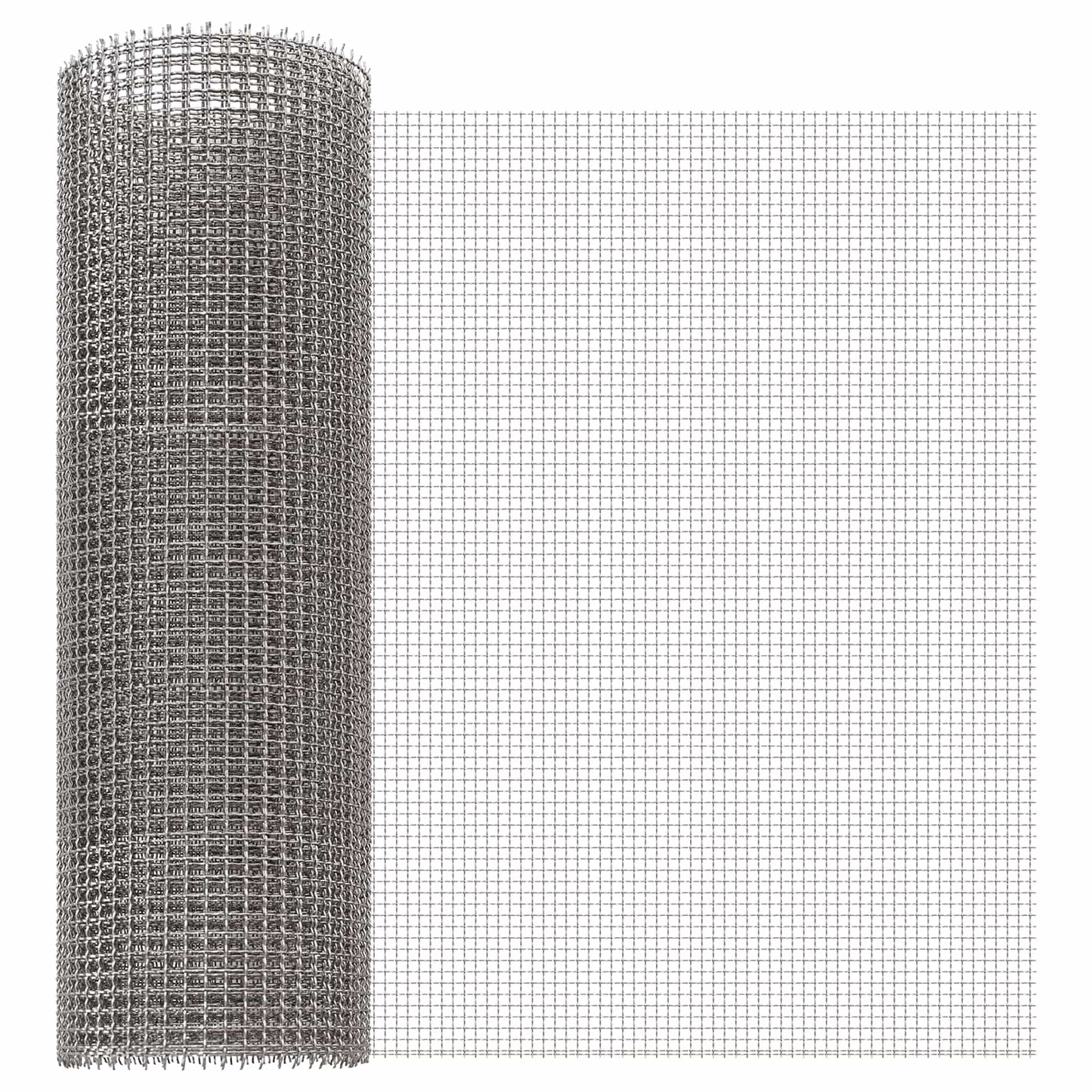 Mesh Screen 40 x 500 cm 3 Mesh Stainless Steel 201 Silver