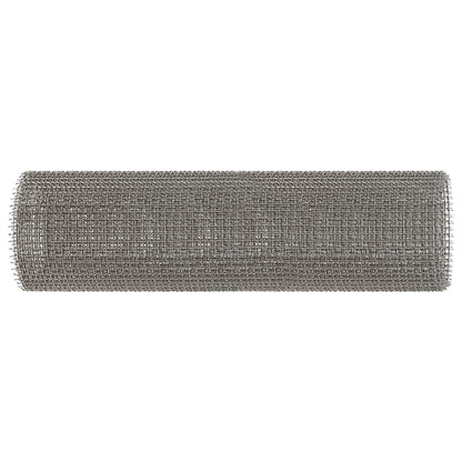 Mesh Screen 40 x 500 cm 3 Mesh Stainless Steel 201 Silver