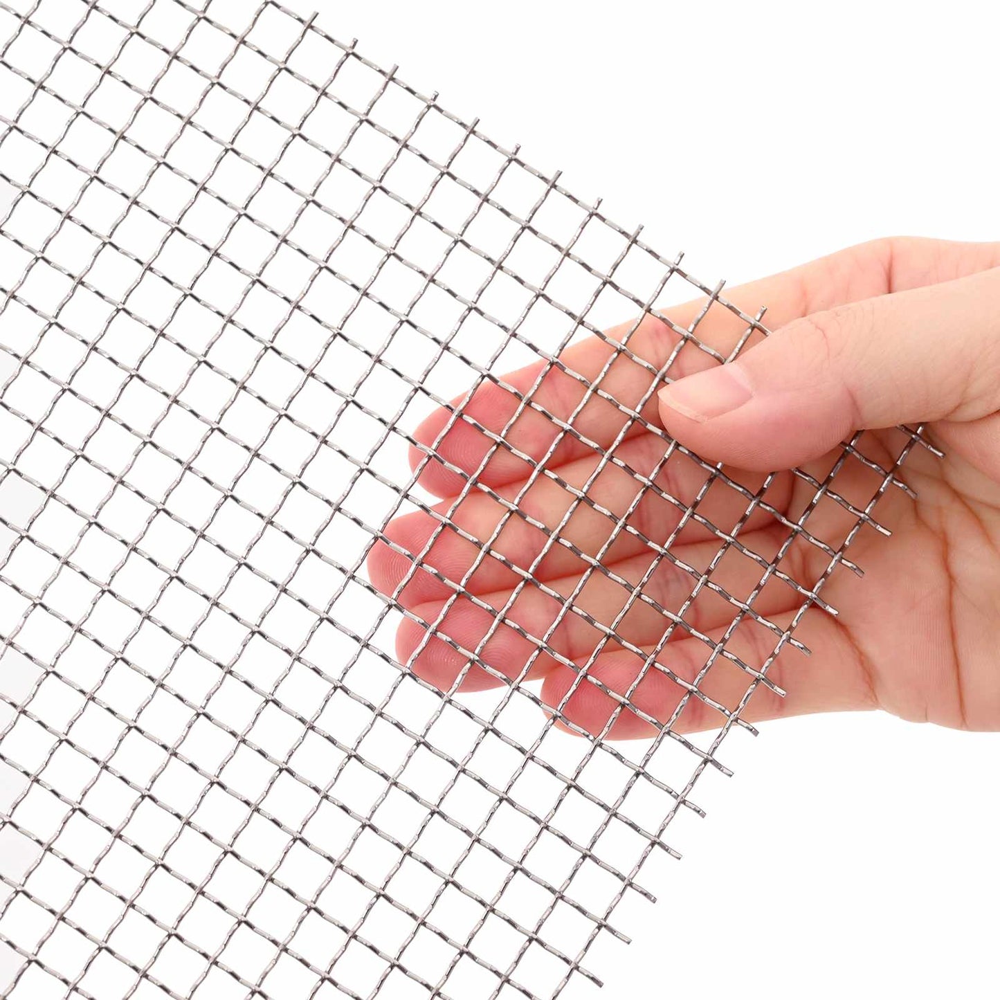 Mesh Screen 80 x 200 cm 3 Mesh Stainless Steel 201 Silver