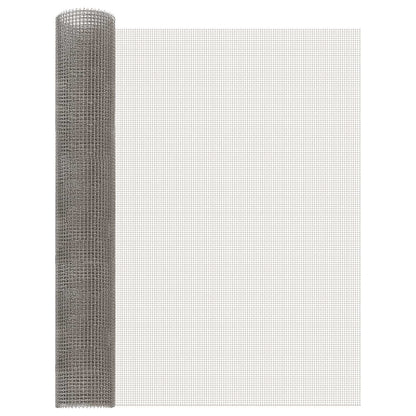Mesh Screen 80 x 500 cm 3 Mesh Stainless Steel 201 Silver