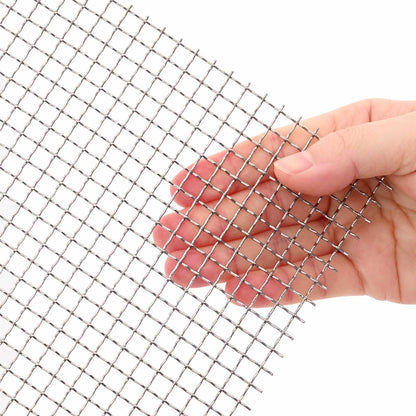 Mesh Screen 100 x 1000 cm 3 Mesh Stainless Steel 201 Silver