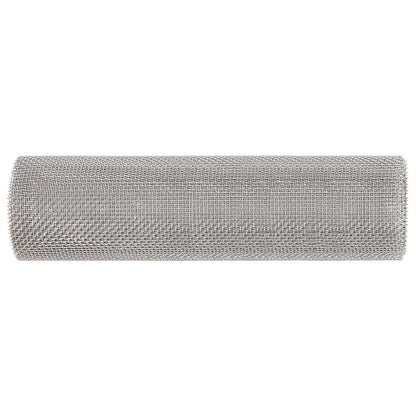 Mesh Screen 40 x 500 cm 6 Mesh Stainless Steel 201 Silver
