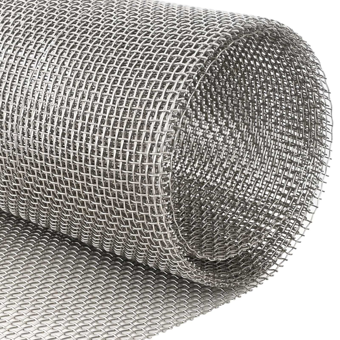 Mesh Screen 60 x 1000 cm 6 Mesh Stainless Steel 201 Silver