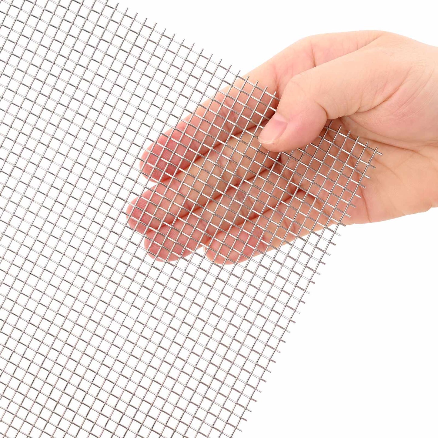 Mesh Screen 60 x 1000 cm 6 Mesh Stainless Steel 201 Silver