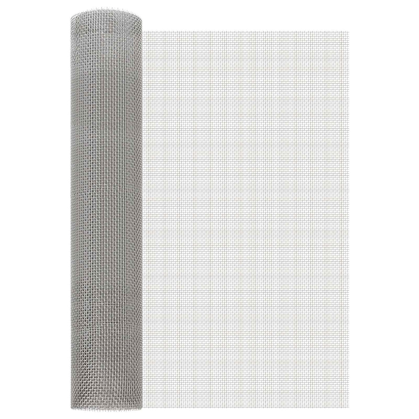 Mesh Screen 60 x 1000 cm 6 Mesh Stainless Steel 201 Silver