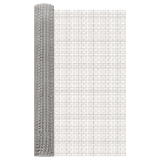 Mesh Screen 80 x 500 cm 6 Mesh Stainless Steel 201 Silver