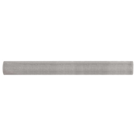 Mesh Screen 100 x 500 cm 6 Mesh Stainless Steel 201 Silver