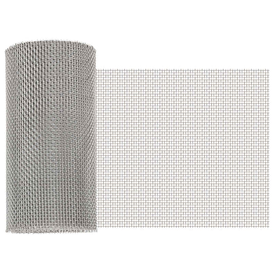Mesh Screen 20 x 200 cm 8 Mesh Stainless Steel 201 Silver