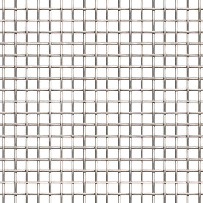 Mesh Screen 20 x 200 cm 8 Mesh Stainless Steel 201 Silver