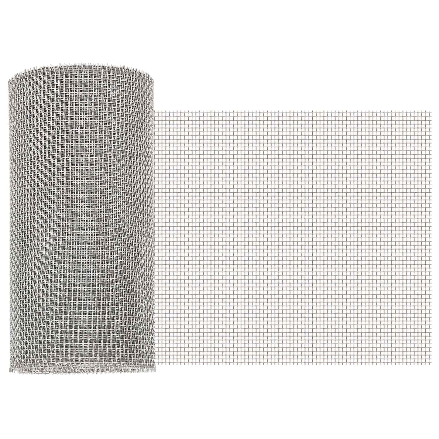 Mesh Screen 20 x 500 cm 8 Mesh Stainless Steel 201 Silver