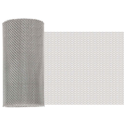 Mesh Screen 20 x 1000 cm 8 Mesh Stainless Steel 201 Silver