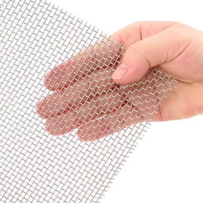 Mesh Screen 40 x 200 cm 8 Mesh Stainless Steel 201 Silver