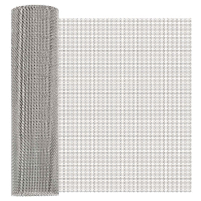 Mesh Screen 40 x 200 cm 8 Mesh Stainless Steel 201 Silver