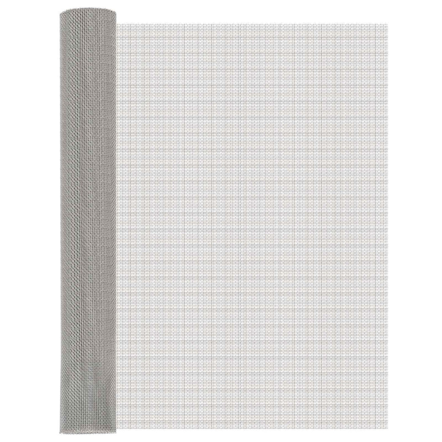 Mesh Screen 80 x 500 cm 8 Mesh Stainless Steel 201 Silver