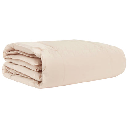 Summer Duvet Beige 140 x 200 cm 100% Natural Kapok