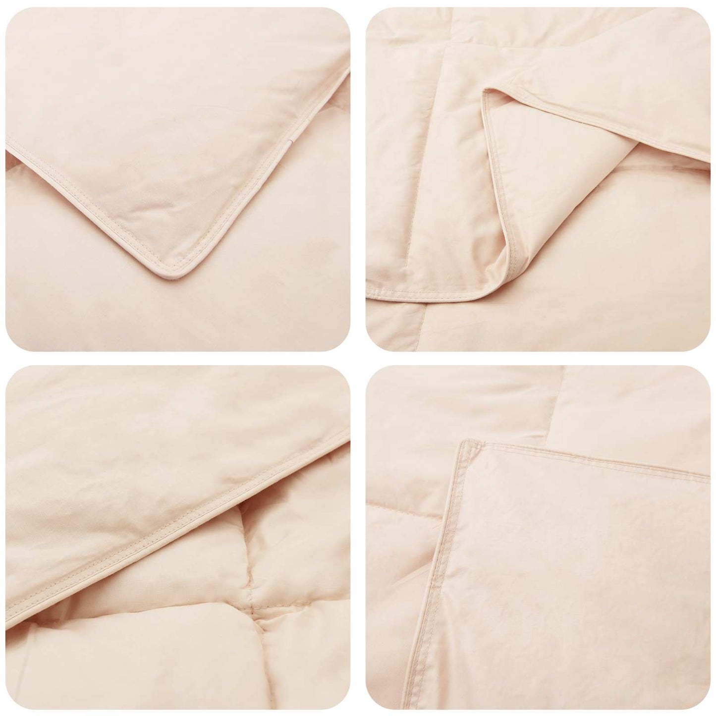 Summer Duvet Beige 240 x 260 cm 100% Natural Kapok
