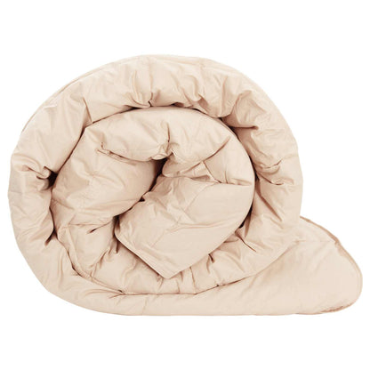 Full Year Duvet Beige 220 x 240 cm 100% Natural Kapok