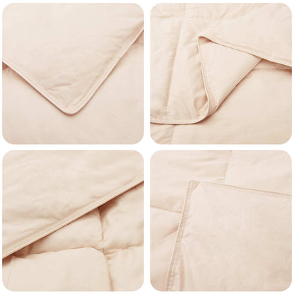 Winter duvet Beige 200 x 200 cm 100% Natural Kapok