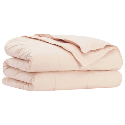 Duvet Beige 155 x 200 cm Kapok Fiber