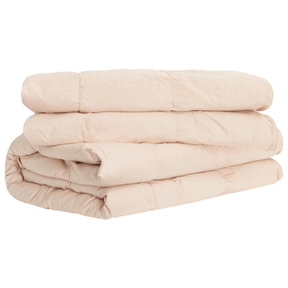 Duvet Beige 220 x 260 cm Kapok Fiber