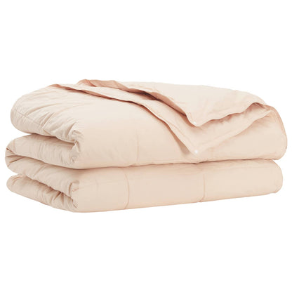 Duvet Beige 240 x 260 cm Kapok Fiber