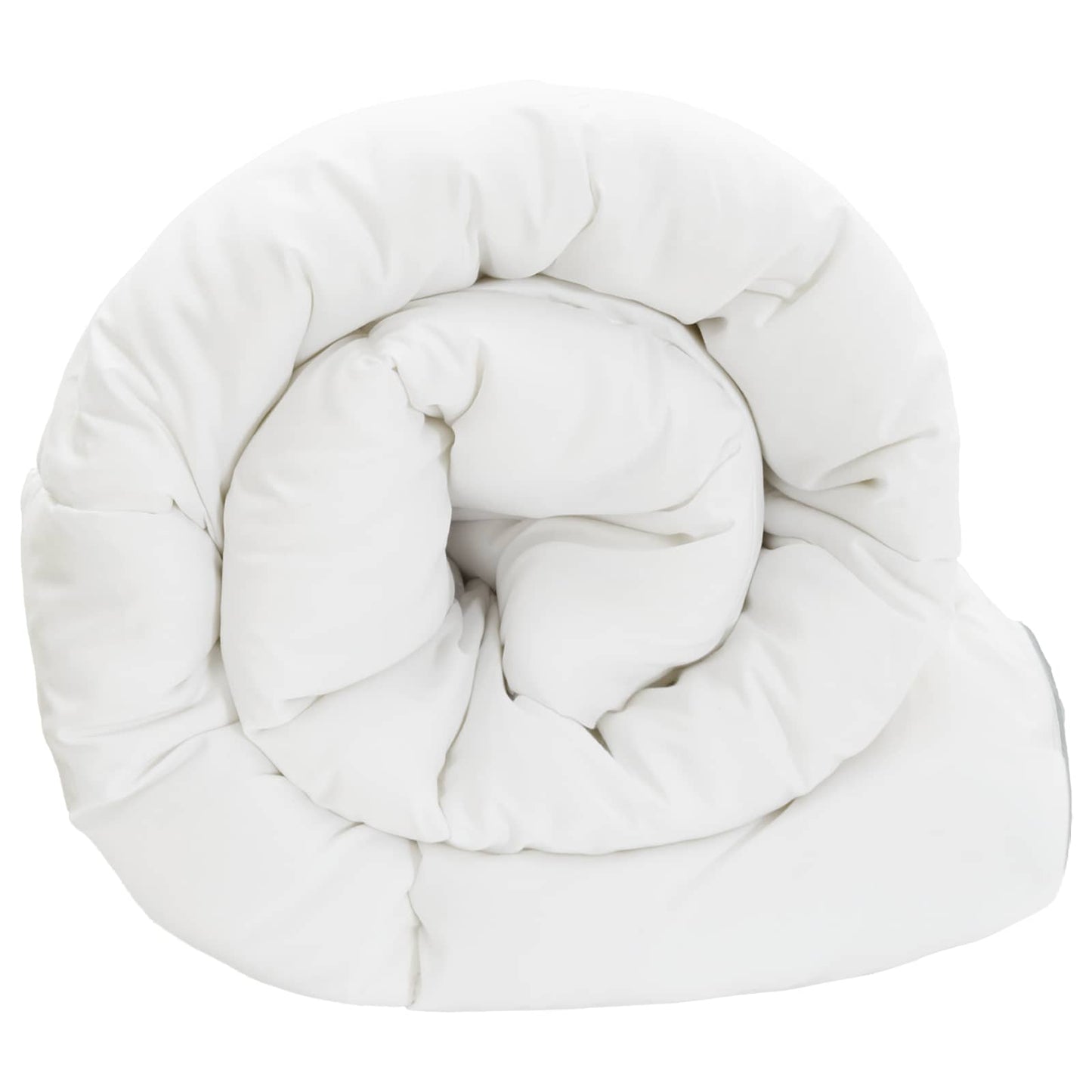 Duvet and Bed Pillow Set White 135 x 220 cm Bamboo Fiber