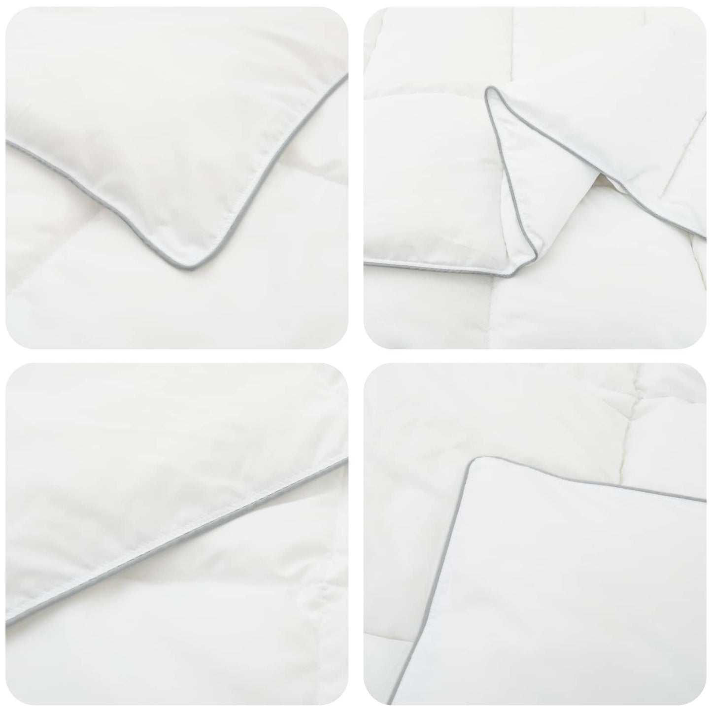 Full Year Duvet White 200 x 200 cm Bamboo Fiber
