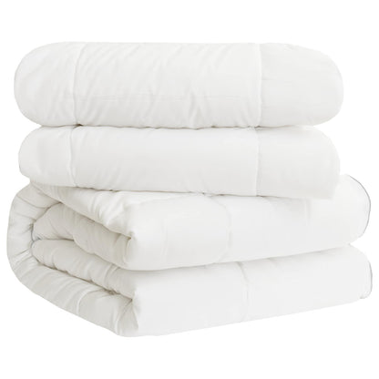 Full Year Duvet White 155 x 200 cm Bamboo Fiber