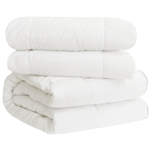 Full Year Duvet White 135 x 220 cm Bamboo Fiber