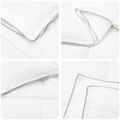 Full Year Duvet White 140 x 220 cm Bamboo Fiber