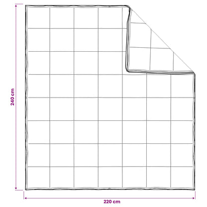 Full Year Duvet White 240 x 220 cm Bamboo Fiber
