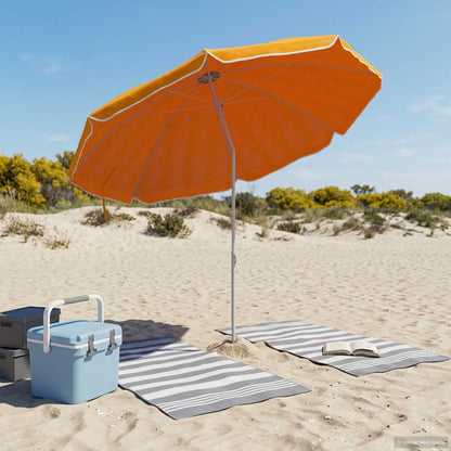 Garden Parasol 240 cm 170T Polyester Orange