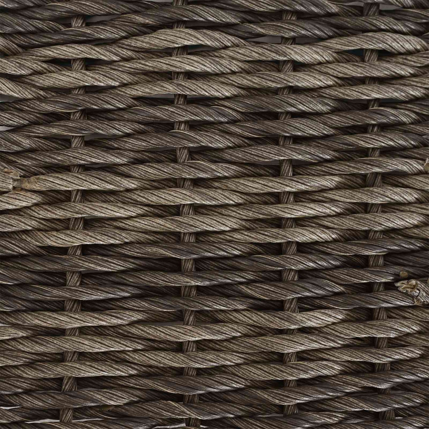 Garden Table Grey 100 x 55 x 37 cm PE Rattan and Glass