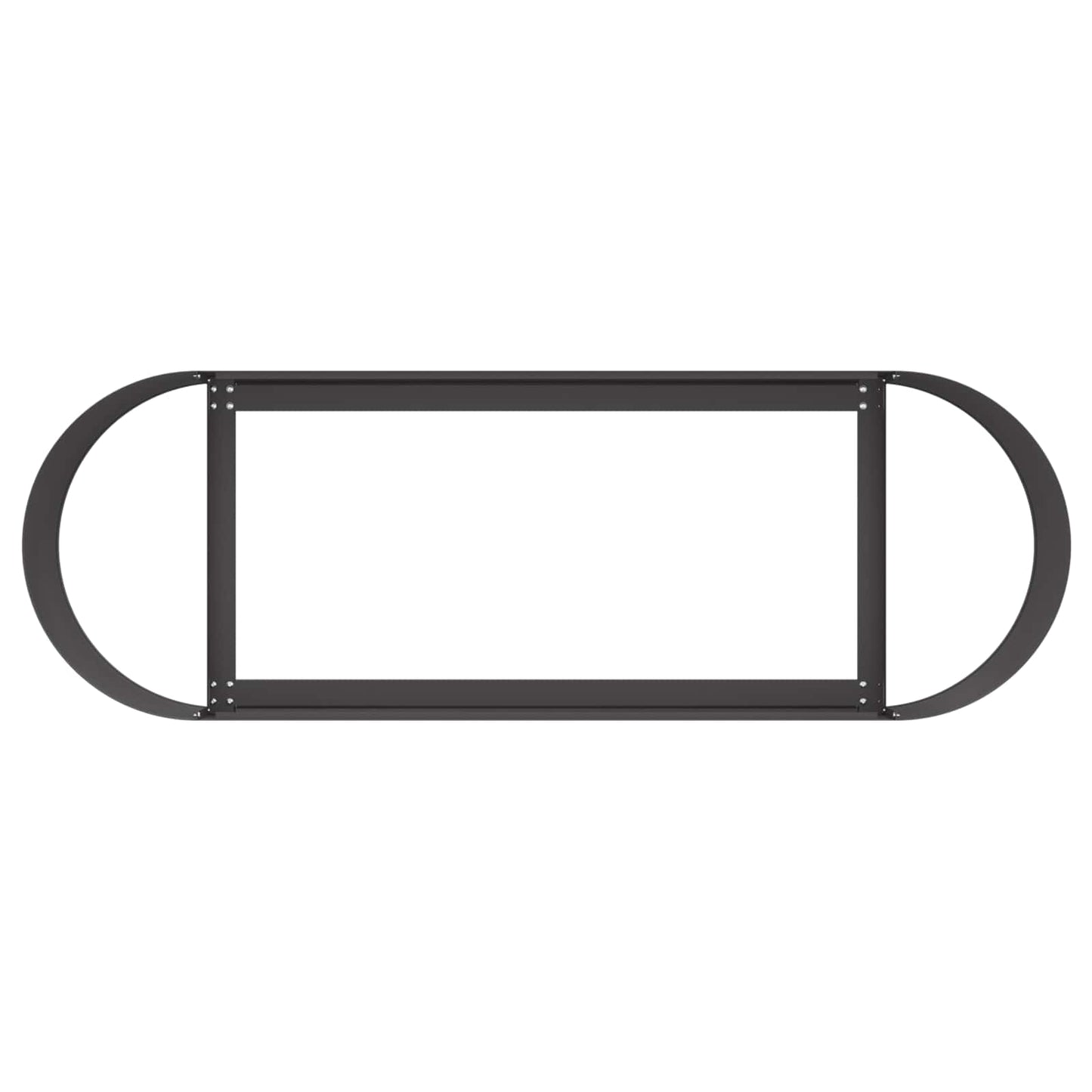 Raised Garden Bed Black 120 x 40 x 40 cm Steel