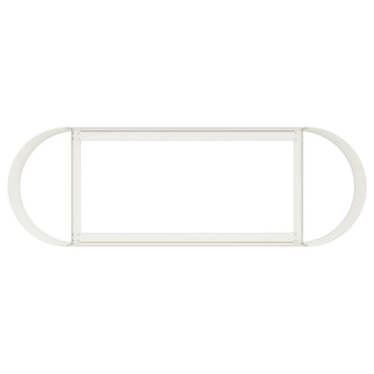 Raised Garden Bed White 120 x 40x 40 cm