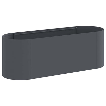 Raised Garden Bed Anthracite 120 x 40x 40 cm