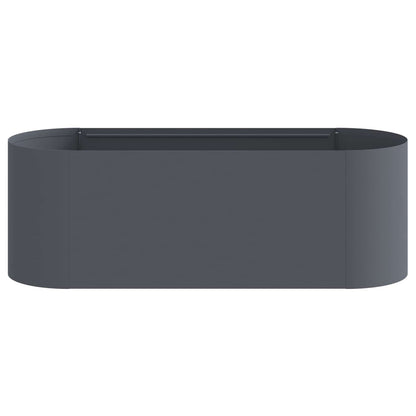 Raised Garden Bed Anthracite 120 x 40x 40 cm