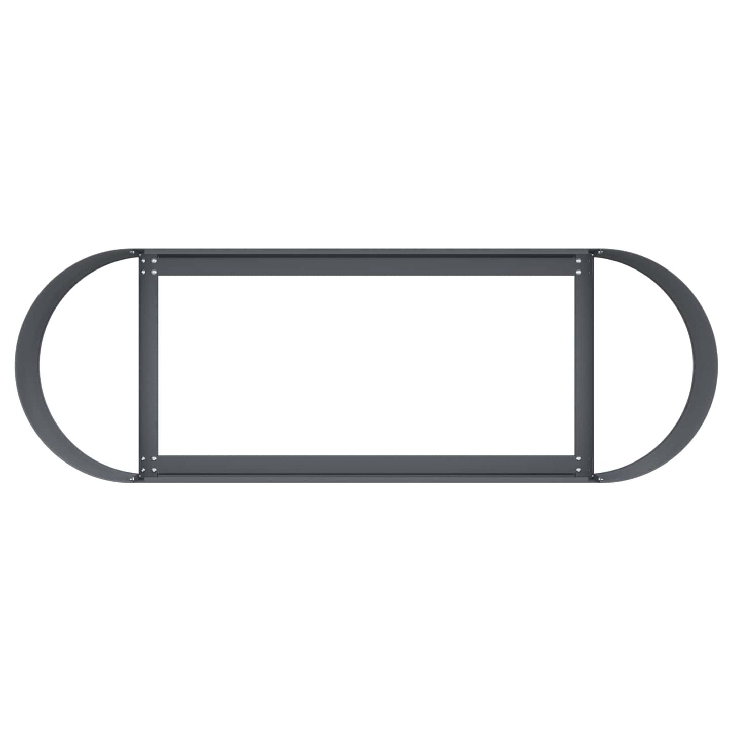Raised Garden Bed Anthracite 120 x 40x 40 cm