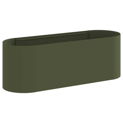 Raised Garden Bed Olive Green 120 x 40x 40 cm