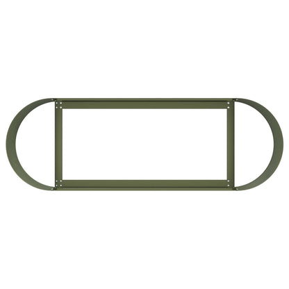 Raised Garden Bed Olive Green 120 x 40x 40 cm