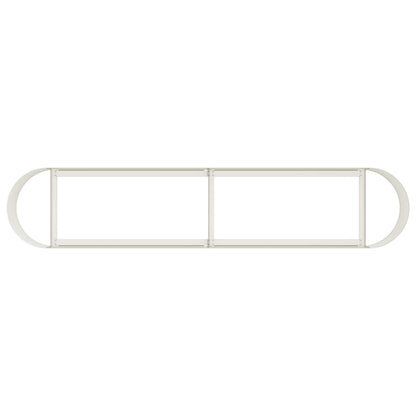 Raised Garden Bed White 200 x 40x 40 cm